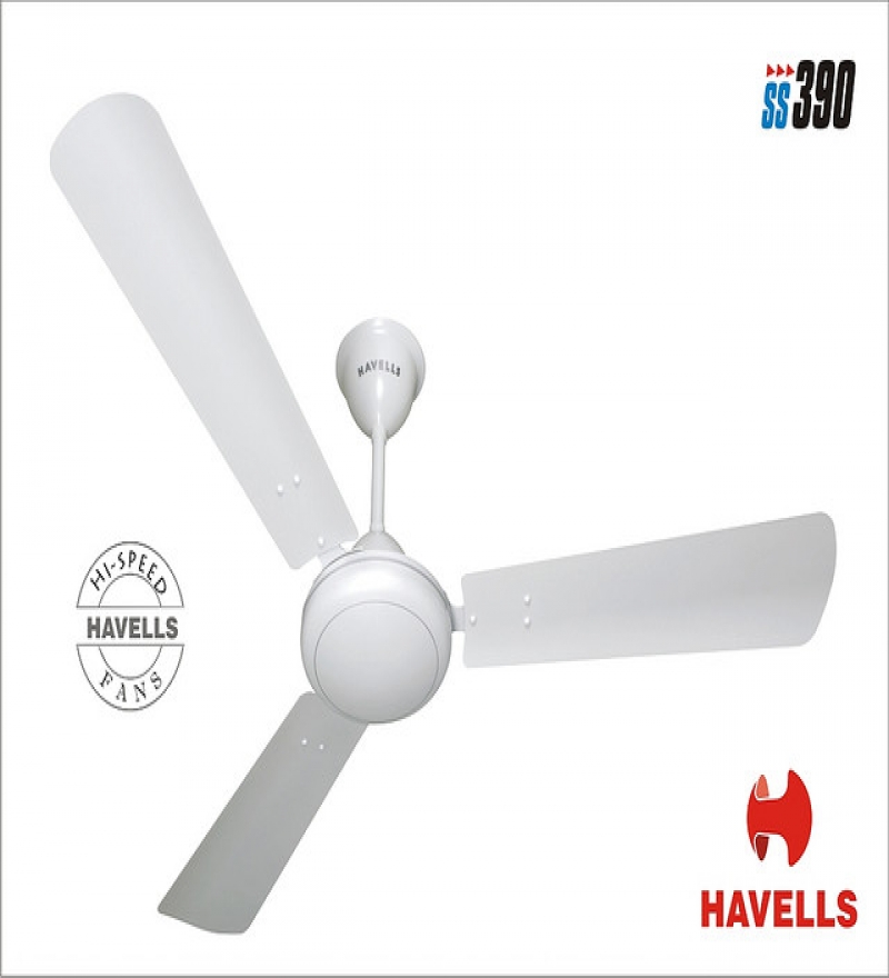 catalogue fans havells of Fan Buy Pearl SS Ceiling White Havells 390 Metallic Online