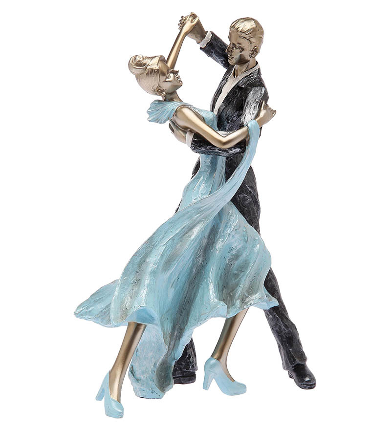 Homestop Polyresin Ballroom Dancing Couple Statue by HomeStop Online ...