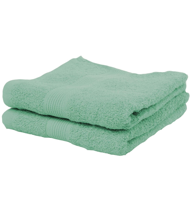 Just Linen Forest Green Hand Towels - Set Of 4 by Just Linen Online ...