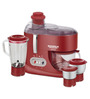 Maharaja Whiteline Ultimate Red Treasure 550 W Juicer Mixer Grinder