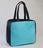 My Gift Booth Nylon Black & Blue Travel Bag