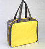 My Gift Booth Nylon Black & Yellow Travel Bag