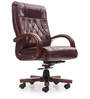 Durian Pioneer High Back Chair in Chocolate Brown Colour