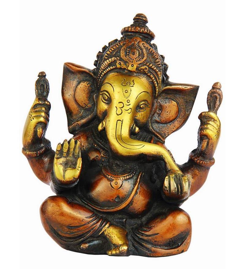 Statue Studio Red Small Ganesha by Statue Studio Online - Idols - Home ...