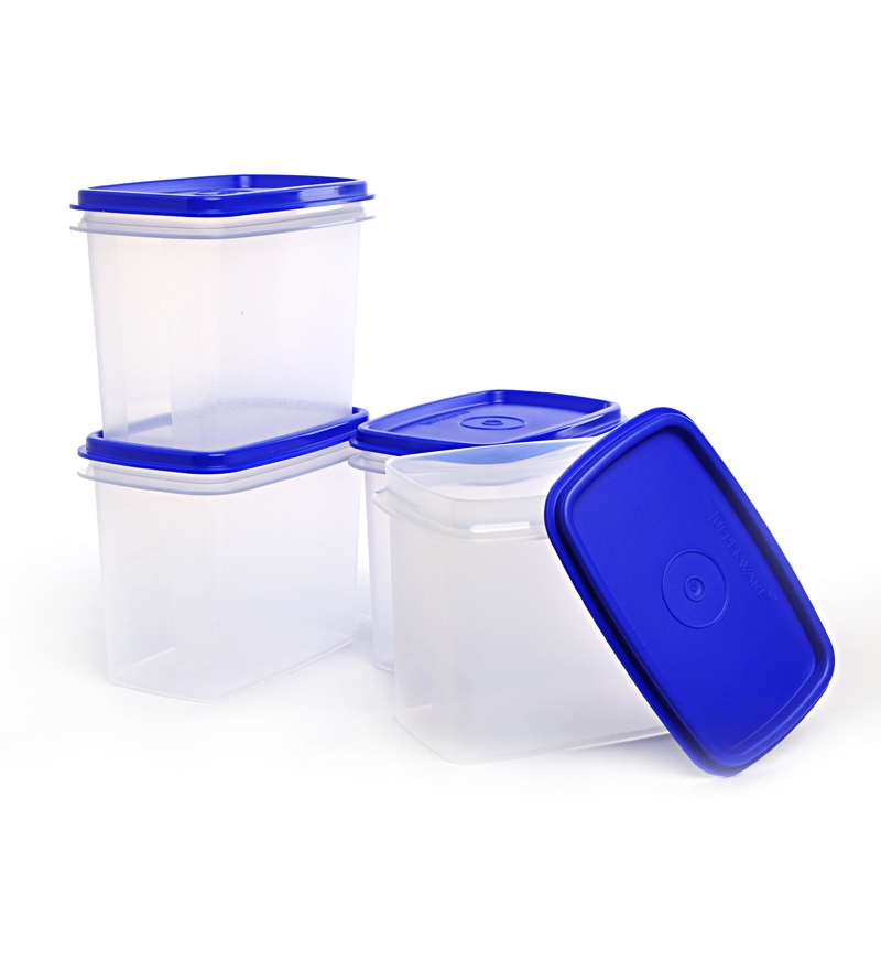 Buy Tupperware Within Reach White & Blue 800 Ml (Each) Dry Storage