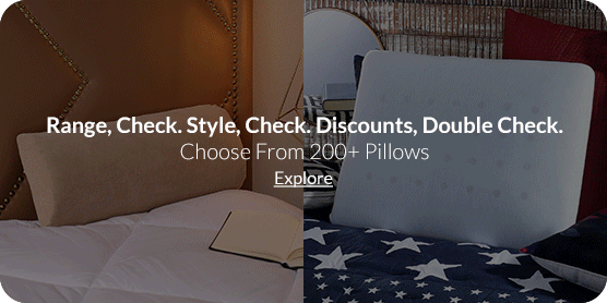  200+ Pillows To Choose From. 