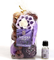 Lavender Dried Leaves Potpourri Bag by Hosley 