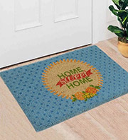 Turquoise Coir Premium Quality Door Mat by Saral Home 