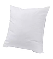 White Polyester Cushion Insert by Creative Homez 