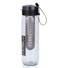 Steelo Black 750 ML Sante Infuser Water Bottle 