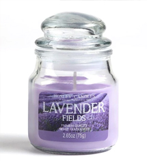 Lavender Aroma Purple Jar Candle by Hosley 