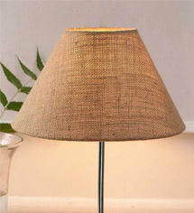 Beige Jute and Stiffener Lamp Shade by New Era 